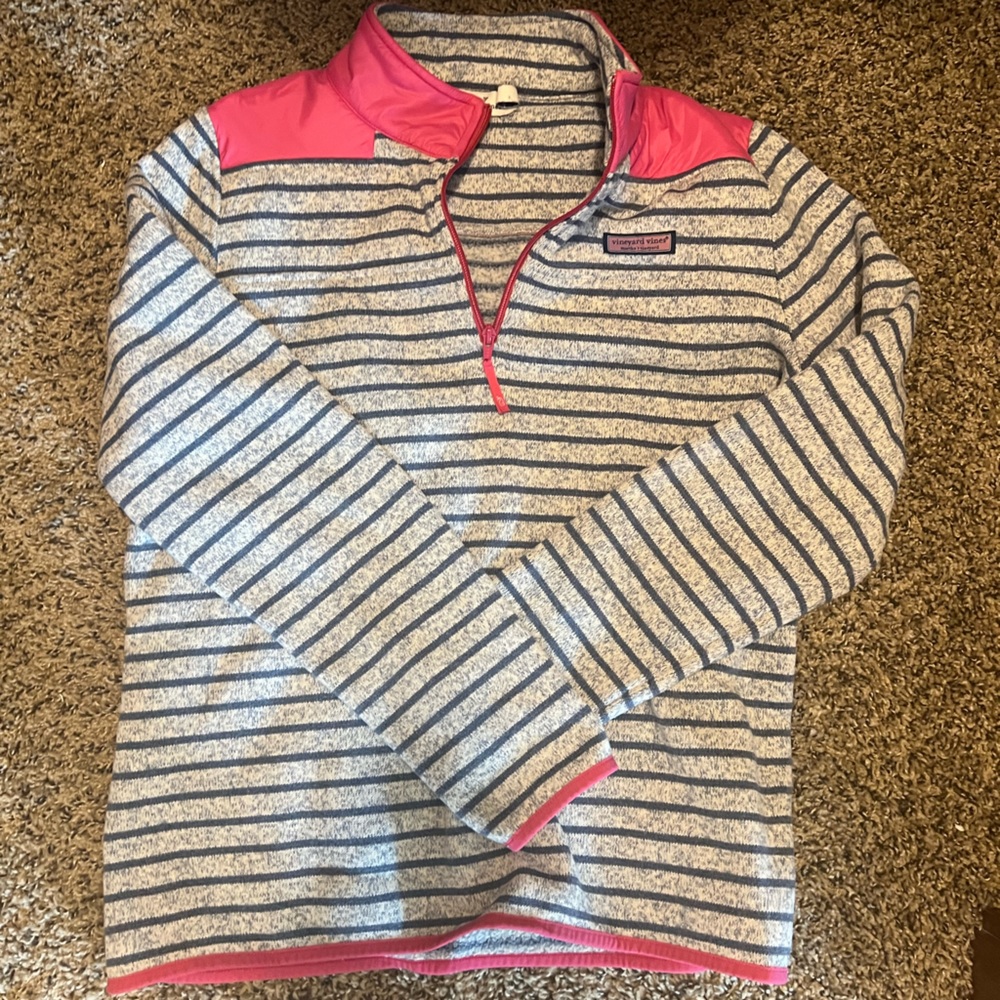 Vineyard vines knit quarter zip shep shirt
